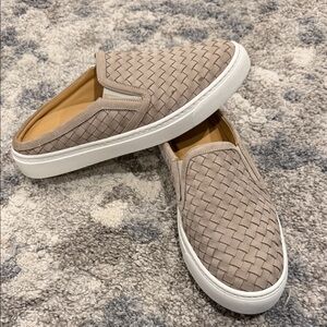 The Cerchio Woven Slip-On Sneakers by M.Gemi